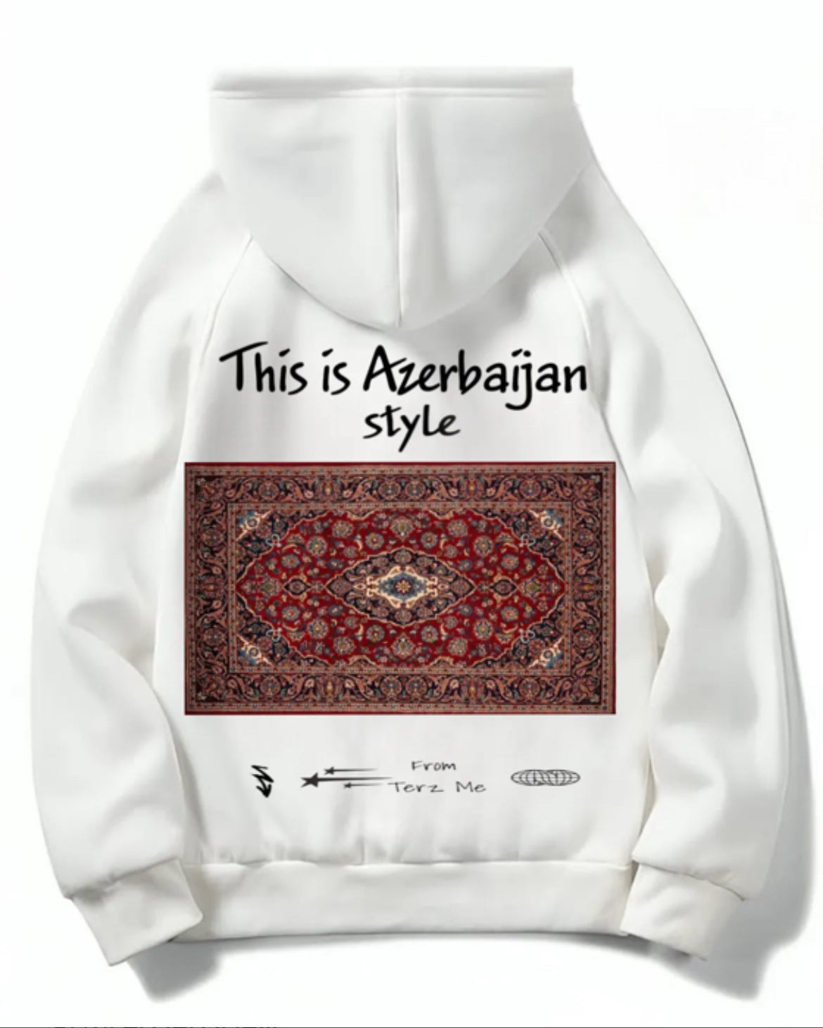 Azerbaijan Style Hoodie xalça