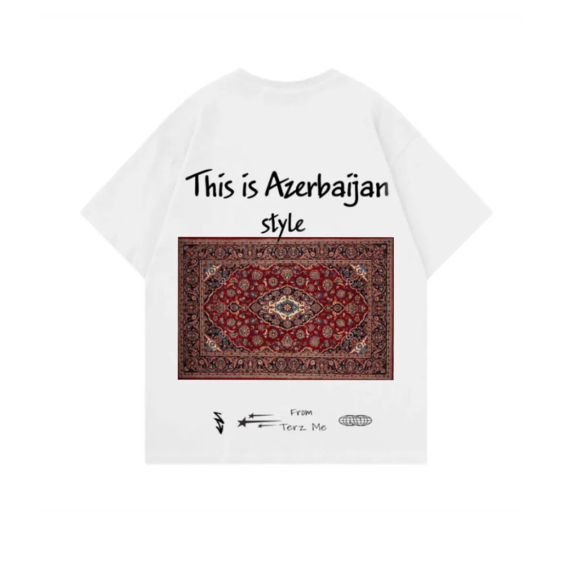 Azerbaijan style tshirt xalça