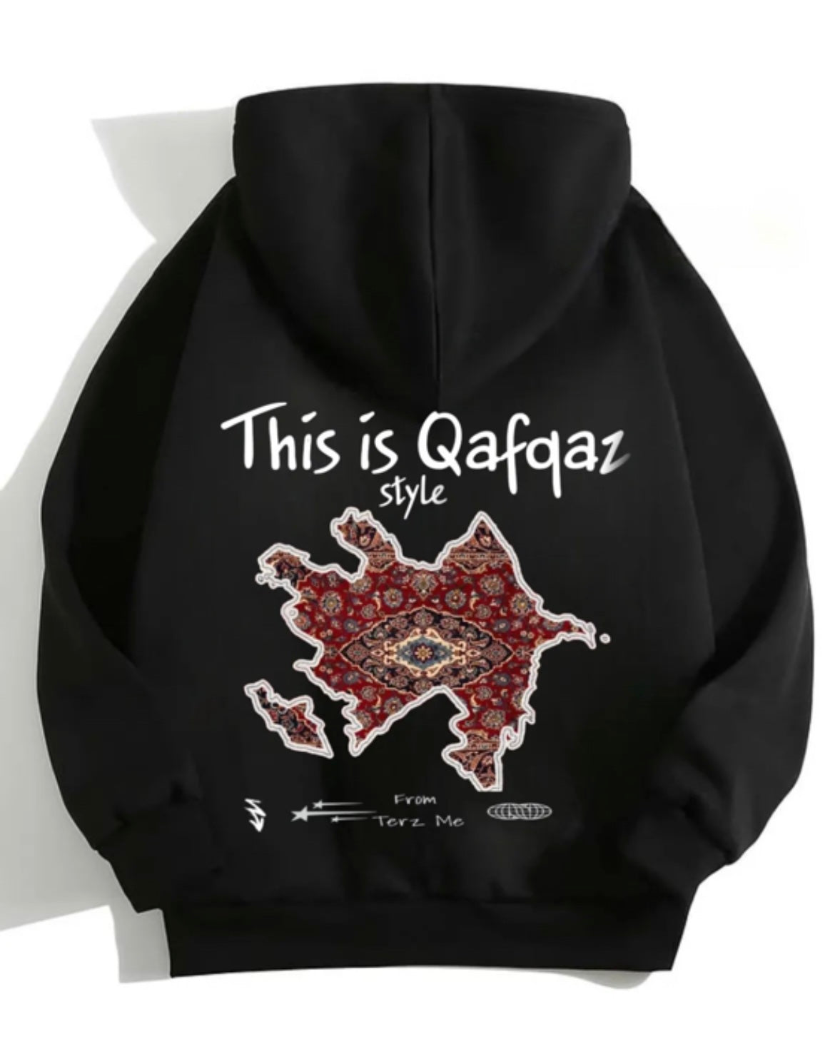 Qafqaz style Hoodie xəritə