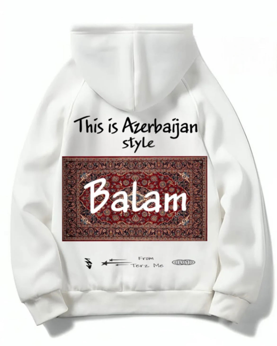 Azerbaijan Style Balam Hoodie xalça