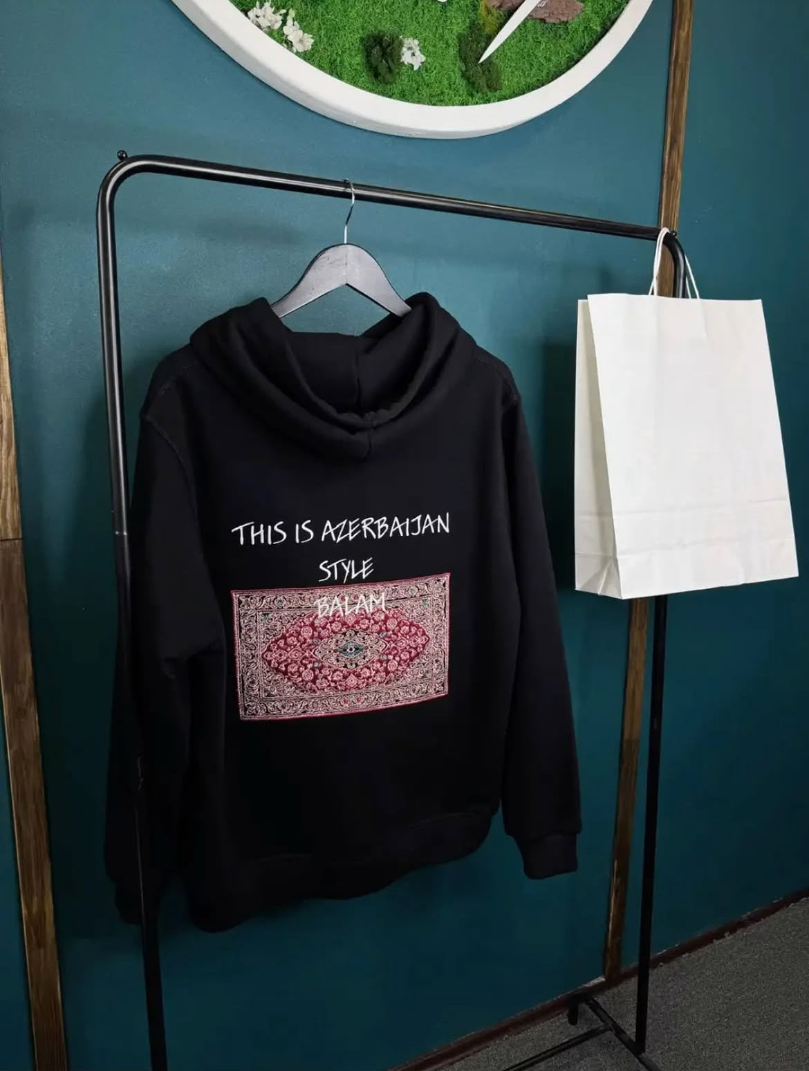Azerbaijan Style Hoodie xalça