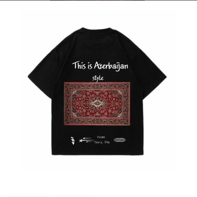 Azerbaijan style tshirt xalça