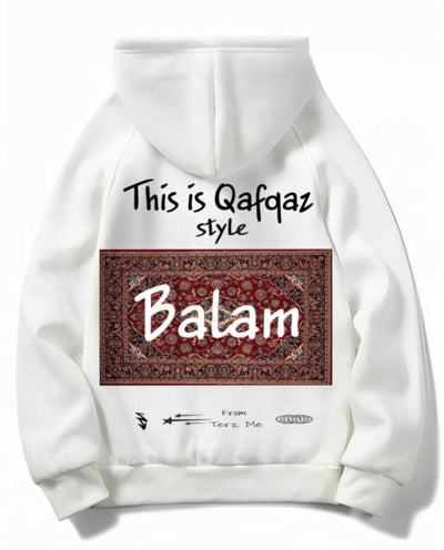 Qafqaz Style Balam Hoodie xalça