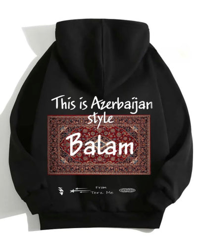 Azerbaijan Style Balam Hoodie xalça