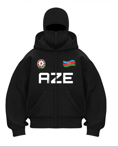 AZE balaclava hoodie