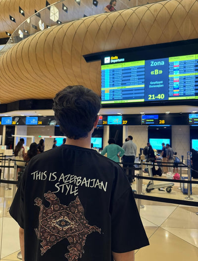 Azerbaijan style tshirt xəritə