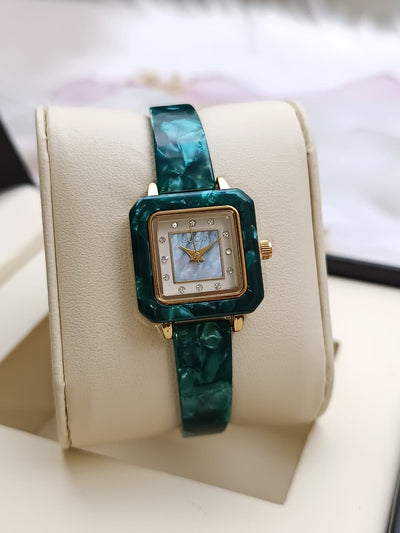 Ceramic vintage qadın qol saatı-1