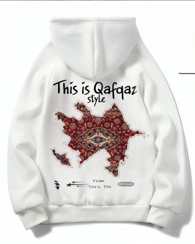 Qafqaz  style Hoodie xəritə